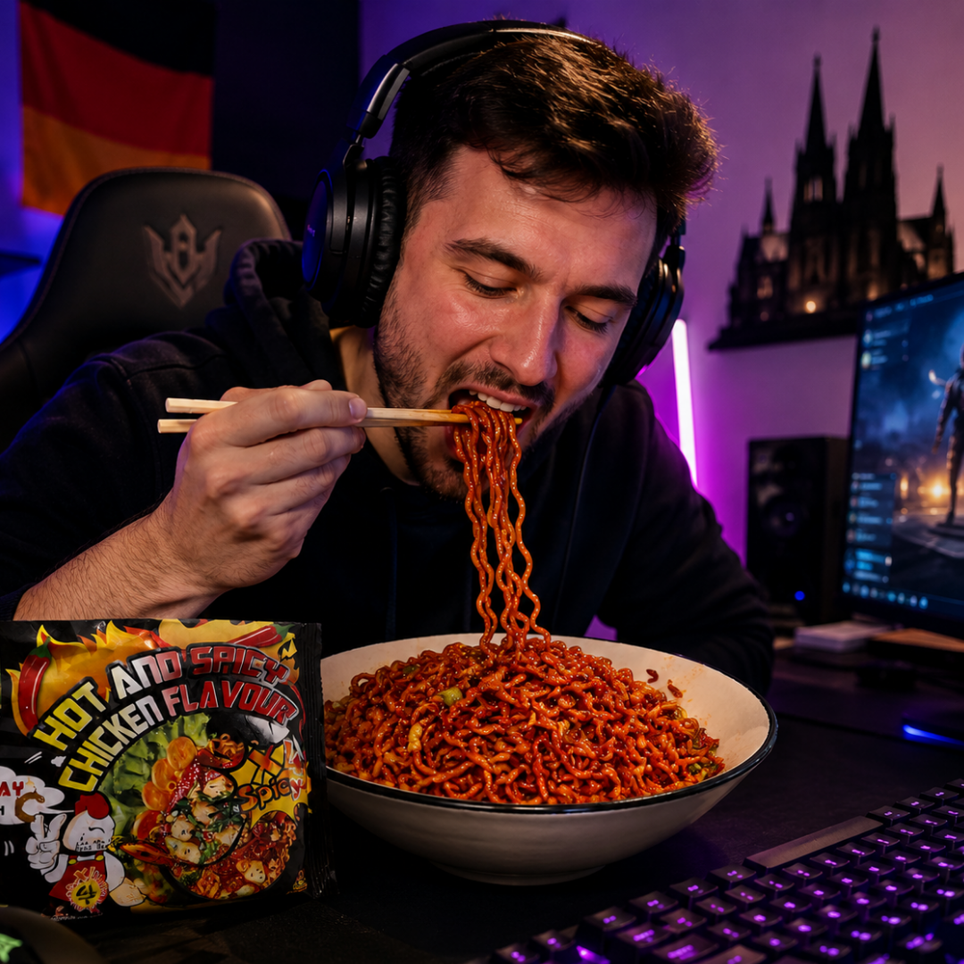 VIFON Hot & Spicy Instant-Nudeln mit Hähnchengeschmack, 18×130 g