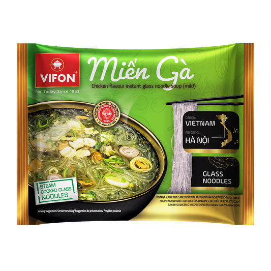 VIFON Miến Gà Instant-Glasnudelsuppe mit Hähnchengeschmack, 18x58 g