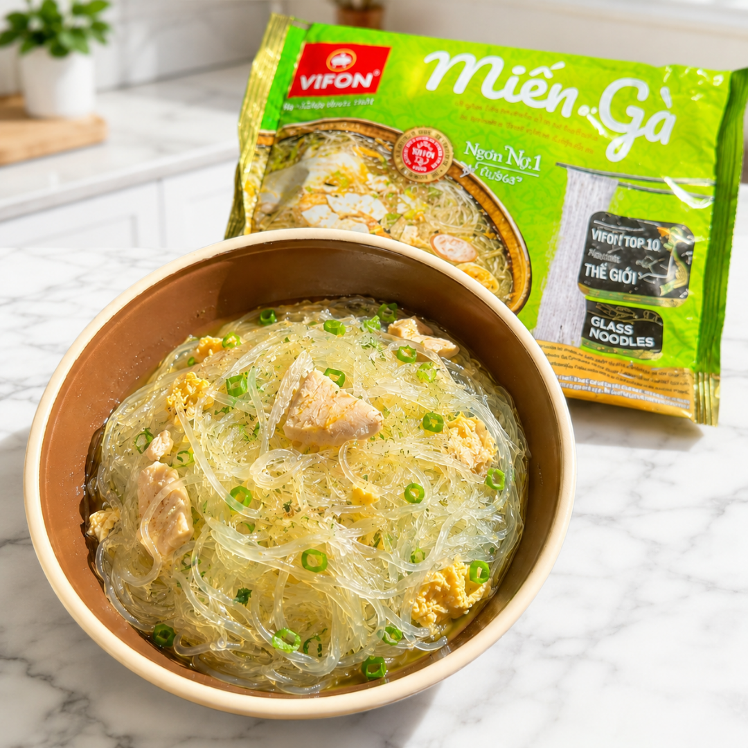 VIFON Miến Gà Instant-Glasnudelsuppe mit Hähnchengeschmack, 18x58 g