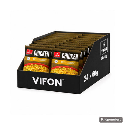 VIFON Instant-Nudelsuppe mit Hähnchengeschmack, mild, 24x60 g