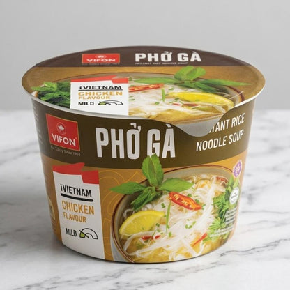 VIFON Phở Gà Instant-Reisnudelsuppe mit Hühnergeschmack, 6x70 g